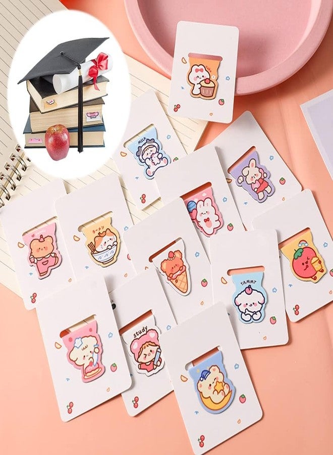 Newvent® 8Pcs Double-Sided Paper Magnet Clip | Stationery Magnetic Book Page Holder for Student, Office Supplies - Image 3