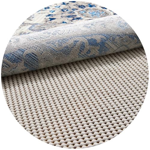 Veken 6 Ft Round Rug Pad Gripper for Hardwood Floors, Non Slip Circle Rug Pads for Area Rugs, Thick Rug Grippers for Tile Floors, Under Carpet Anti Skid Mat, Keep Your Rugs Safe and in Place - Image 1