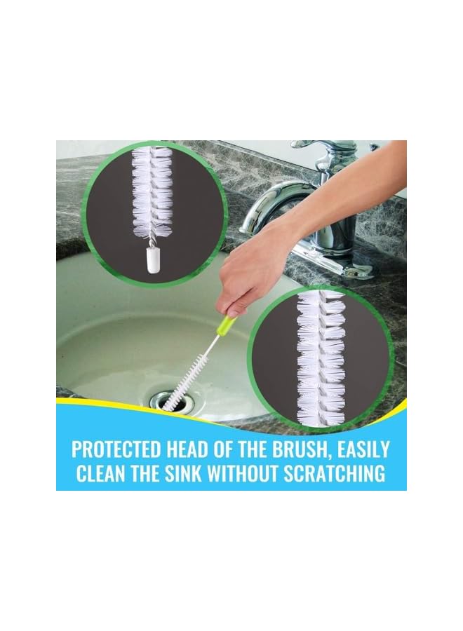 promass 5PCS Bottle Brush Set, Long Bottle Brush Sports Water Bottles with Straw Brush, Kettle Spout/Lid Cleaner Brushes for Narrow Neck Wide Mouth Water Bottle Beer Wine Baby Bottle - Image 5