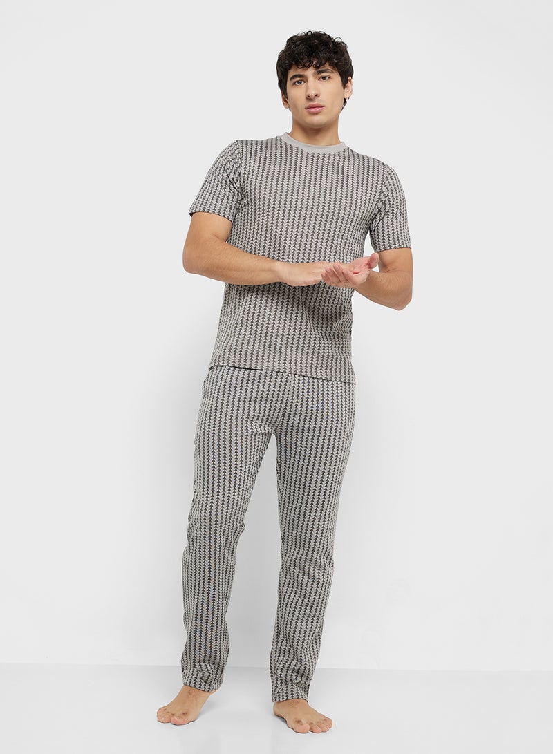 Seventy Five All Over Print T-Shirt & Joggers  - Image 1
