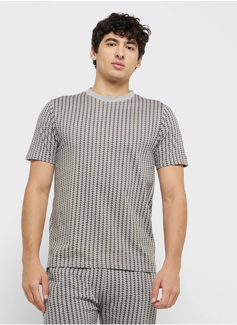 Seventy Five All Over Print T-Shirt & Joggers
