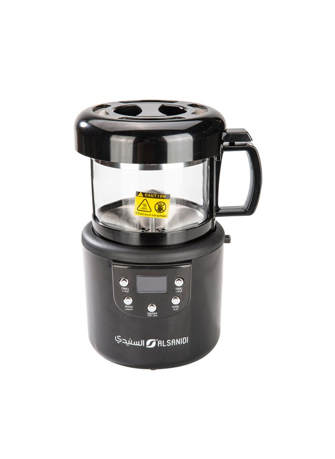 AL SANIDI Coffee Roaster, Manual Roaster, Black, 80-100 Gm  - Image 2