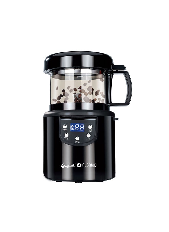 AL SANIDI Coffee Roaster, Manual Roaster, Black, 80-100 Gm  - Image 1