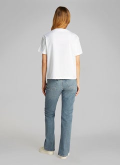 Calvin Klein Jeans Logo Detail Knitted T-Shirt  - Image 2