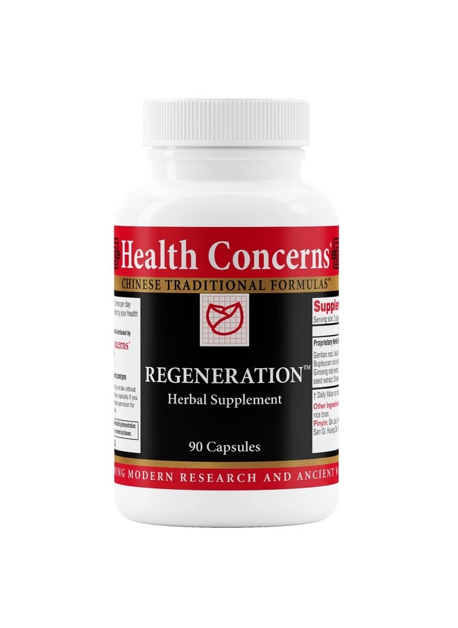 Health Concerns Regeneration Immune System Support & Liver Health Supplement 90 Capsules  - Image 2