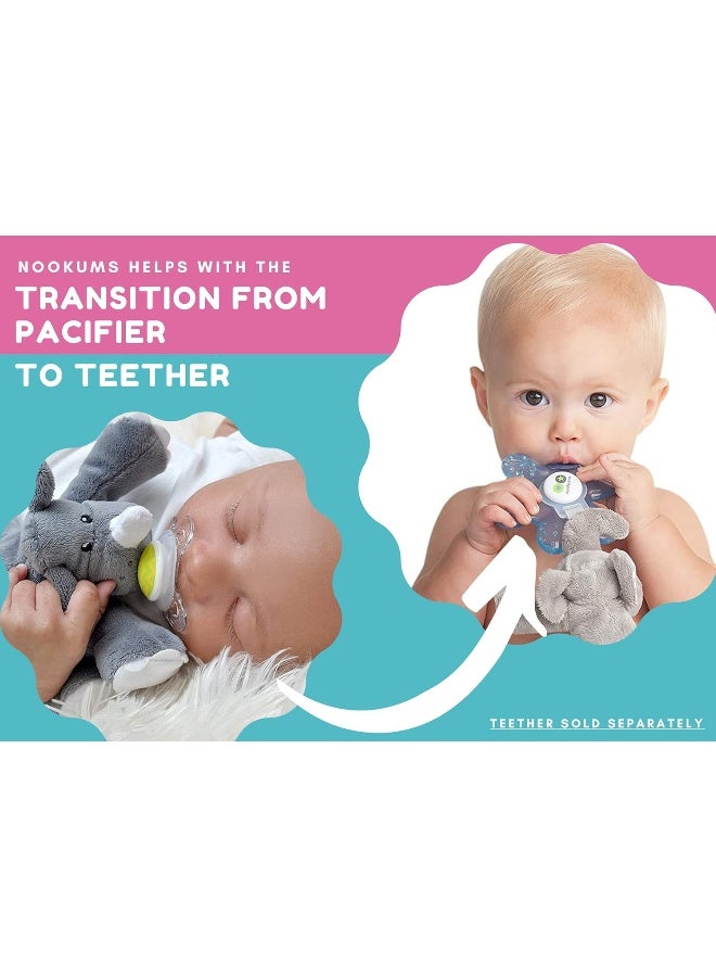 نوكومز Paci-Plushies Shakies - Unicorn Pacifier Holder and Rattle (2 in 1) - Image 4