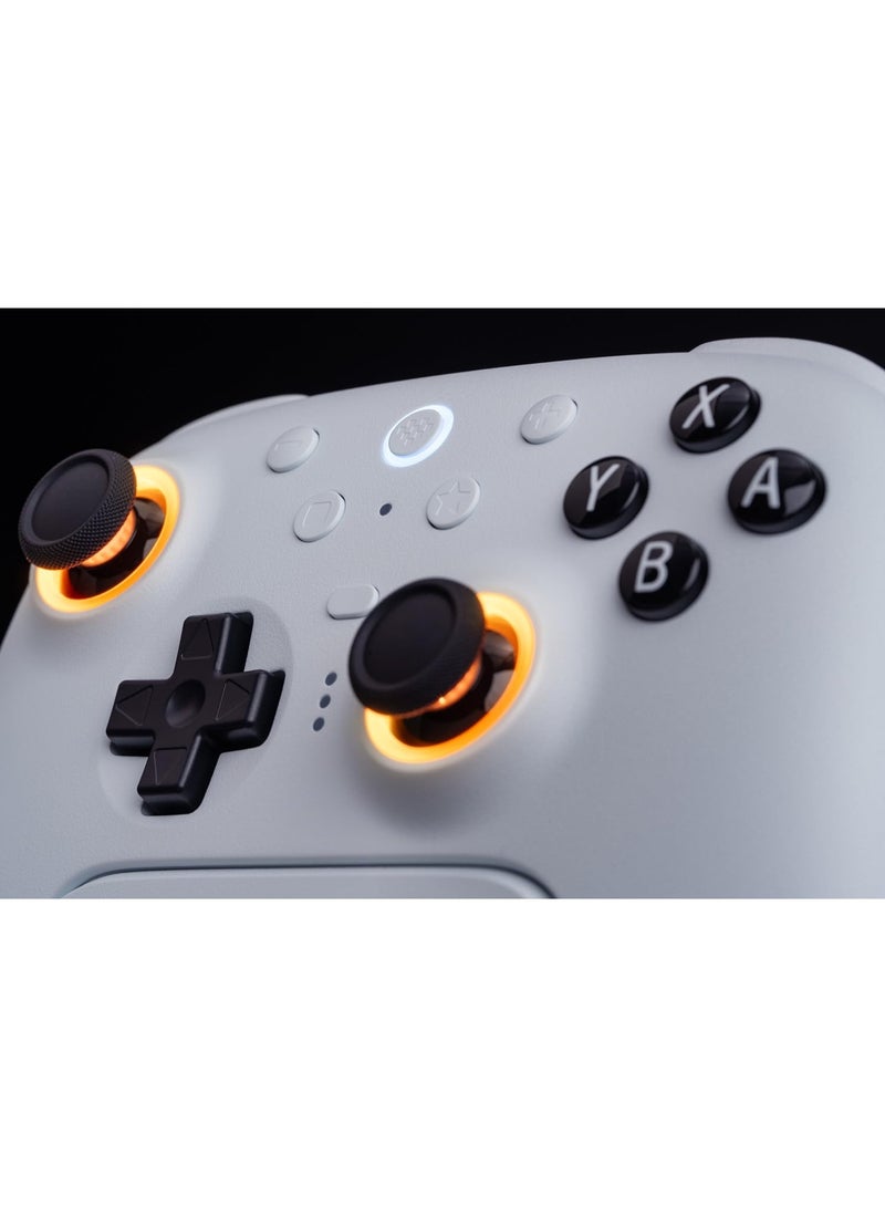 8Bitdo Ultimate 2 Bluetooth Controller for Switch/Switch 2 & Windows PC, Switch Pro Controller with TMR Joysticks, Switchable Hall Effect/Tactile Triggers, Vibration and Motion Control - White - Image 5