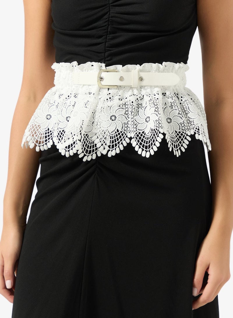 Ginger Lace Tie Up Belt - Image 1