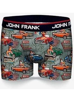 John Frank Pınup Men's Patterned Boxer JFBD338