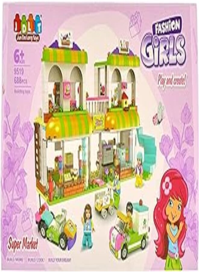 JDLT JDLT 9519 FASHION GIRLS - Supermarket, 688 pcs. 