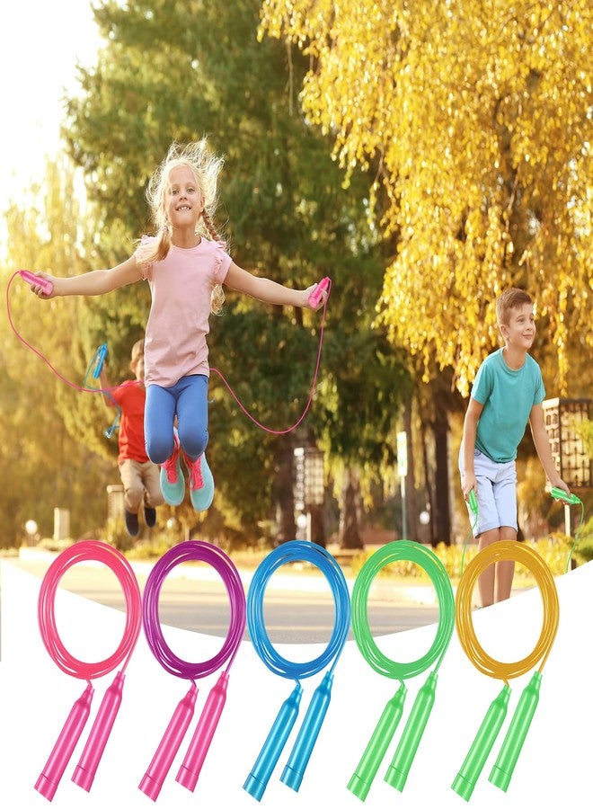 Yunsailing 30 Pcs Jump Ropes for Kids Bulk Colorful Plastic Jump Ropes 7.5 ft Adjustable Skipping Rope for Boys Girls, Outdoor Fun Activity Birthday Party Favor - Image 5