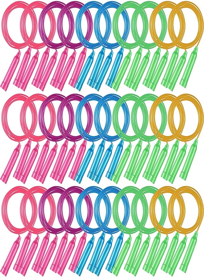 Yunsailing 30 Pcs Jump Ropes for Kids Bulk Colorful Plastic Jump Ropes 7.5 ft Adjustable Skipping Rope for Boys Girls, Outdoor Fun Activity Birthday Party Favor - Image 1