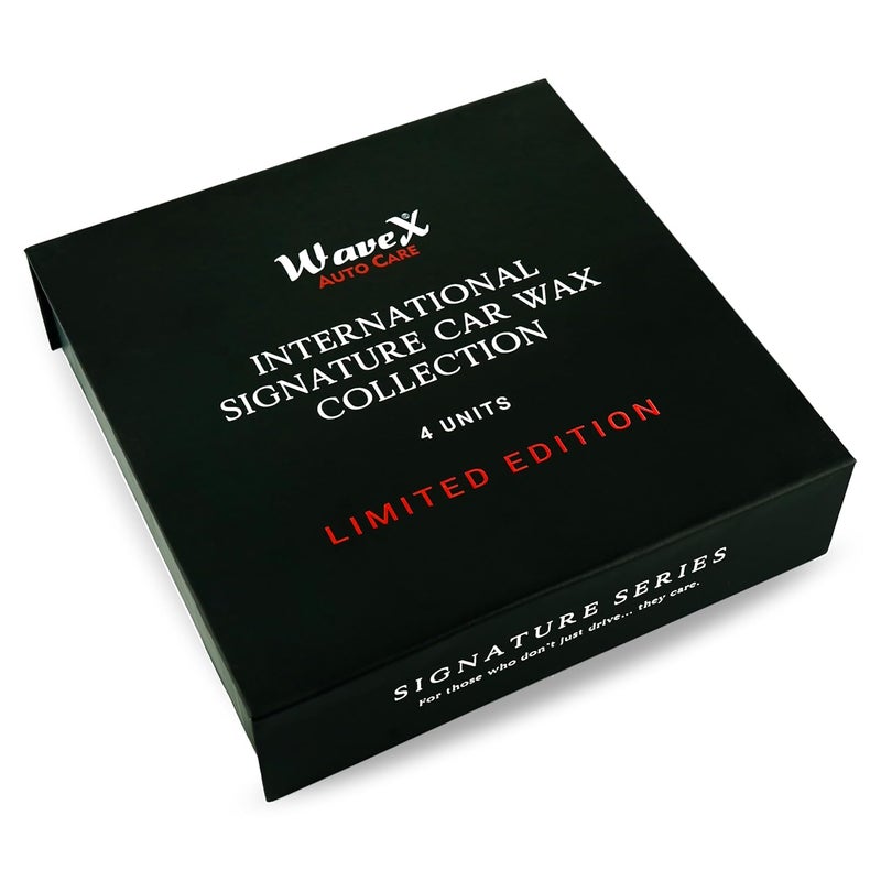Wavex International Signature Car Wax Collection | Limited Edition | (Contains Premium California, Russia, Maxximus Graphene, Crystal Gloss) – 4x 50g - Image 2
