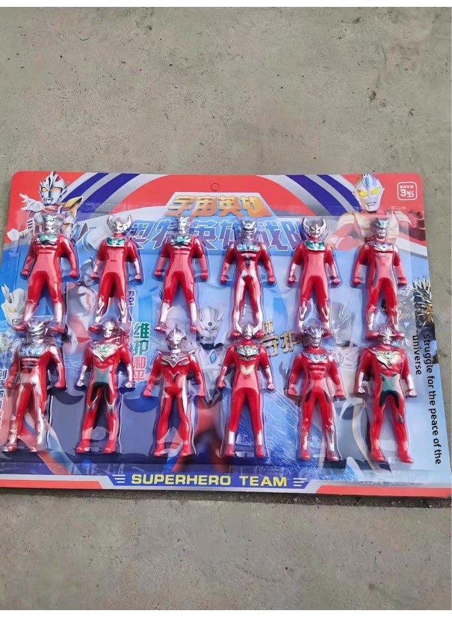 Large Small Size Variety Of Ottoman Superhero Universe Hero Hand-made Model To Push The Stall Gift-Color:12 High 13cm Red - Image 1