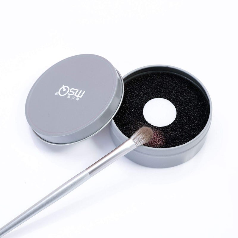 MSQ Brush Cleaner Color Removal Sponge Dry Makeup Brush Quick Cleaner Sponge Removes Shadow Color from Your Brush without Water or Chemical Solutions - Compact Size for Travel - Image 4