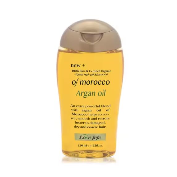 VANVASS Renewing Argan Oil of Morocco Penetrating Hair Oil Treatment Moisturizing Strengthening Silky Hair Oil for All Hair Types Paraben Sulfated Free Surfactants120 ml - Image 1