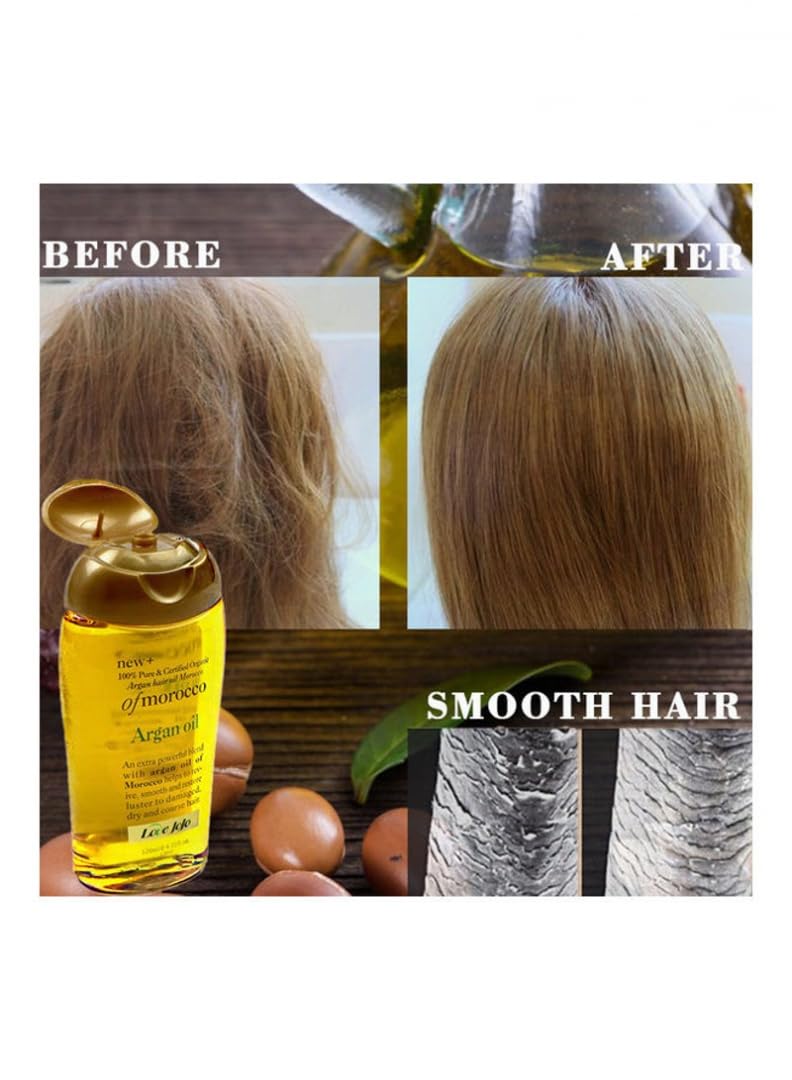 VANVASS Renewing Argan Oil of Morocco Penetrating Hair Oil Treatment Moisturizing Strengthening Silky Hair Oil for All Hair Types Paraben Sulfated Free Surfactants120 ml - Image 4