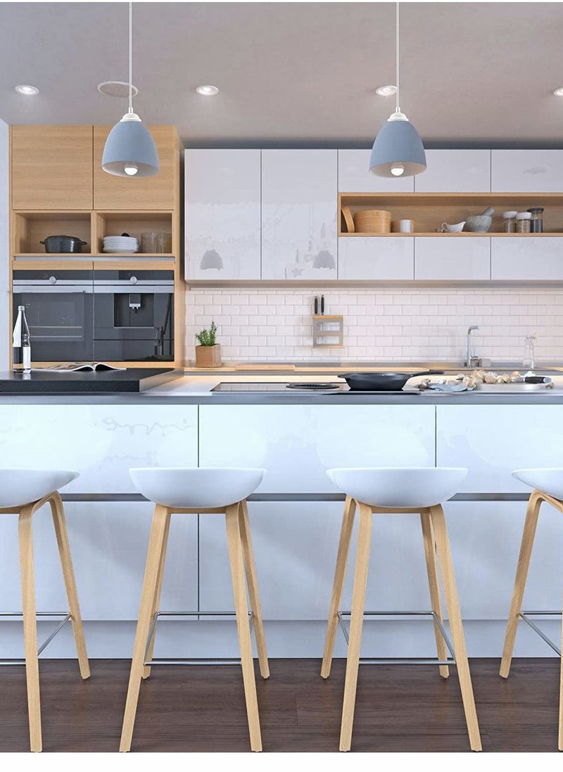 KASTWAVE E26/E27 Pendant Light Fitting, 2 Pack Vintage Pendant Light Fitting, Retro Industrial Style E26/E27 Lamp Holder, Fitting Kit for DIY Suspension Chandeliers Modern Hanging Lampe - Image 4