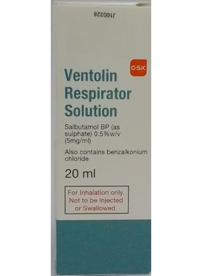 Ventolin Respirator Solution 20ml