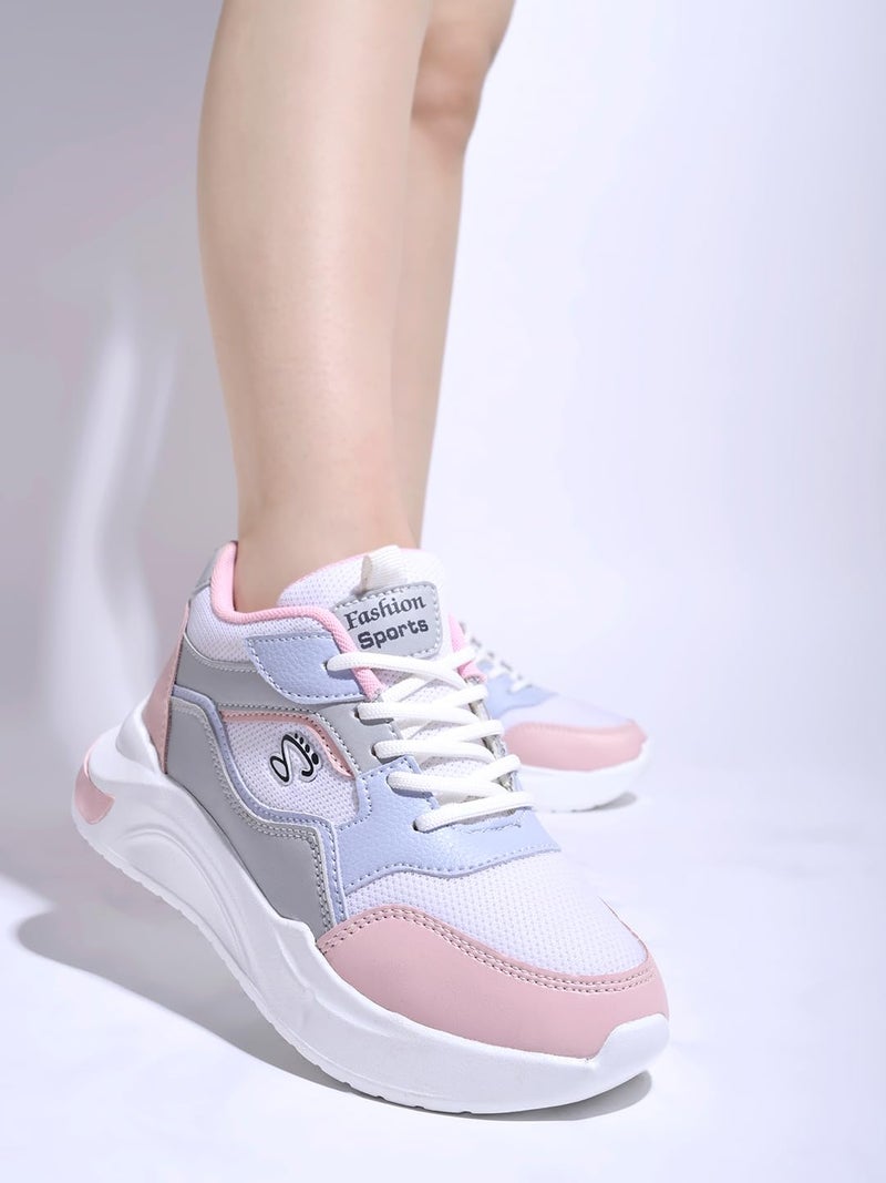 Shoetopia أحذية سنيكرز شبكية للنساء من شوتوبيا - Image 1