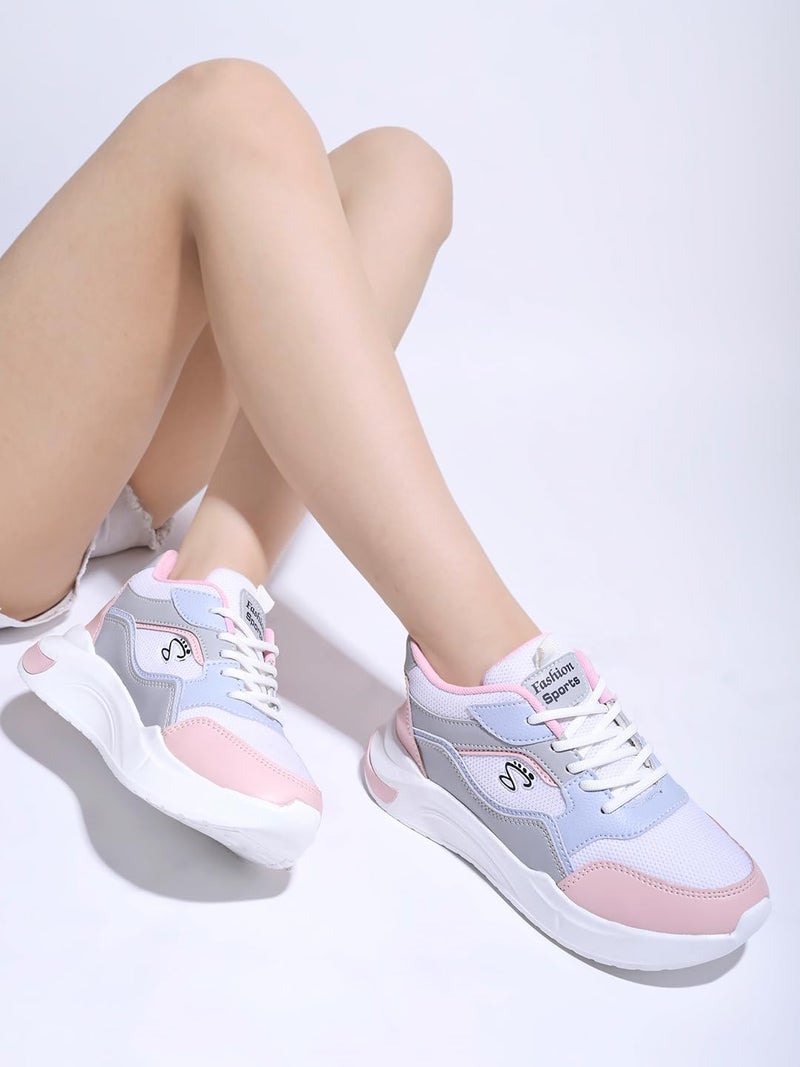 Shoetopia أحذية سنيكرز شبكية للنساء من شوتوبيا - Image 2