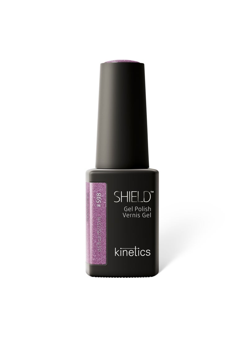 KINETICS طلاء جل شيلد 15 مل | رقم 598 بنفسجي مشع - Image 1