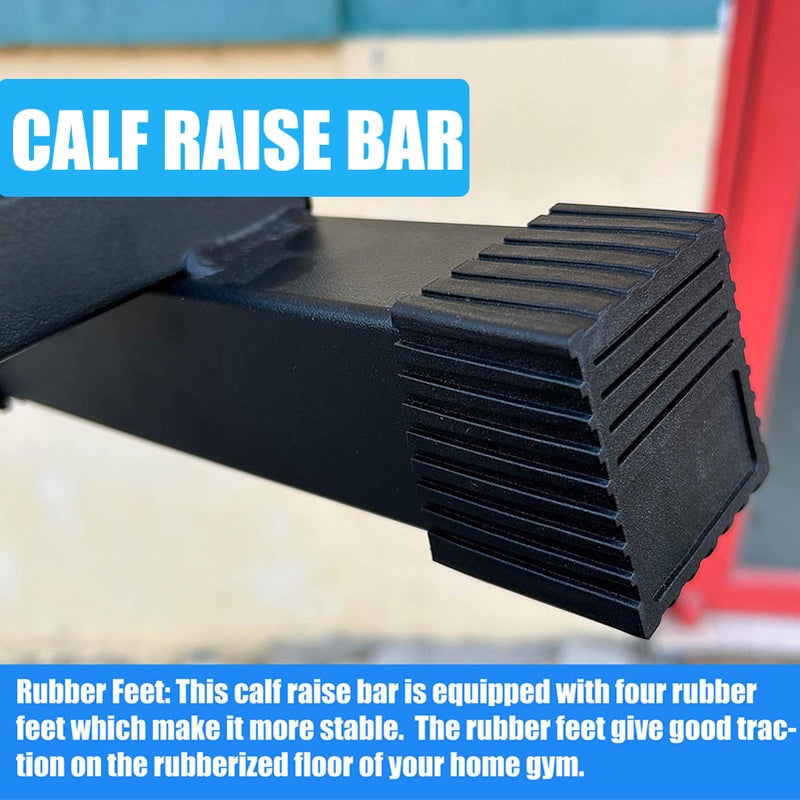 BLUSLM Steel Calf Raise Bar, Standing Machine for Stretching, Squat, Foot Stretch, Anti-Slip Solid Block (Calf Raise BAR 1) - Image 5