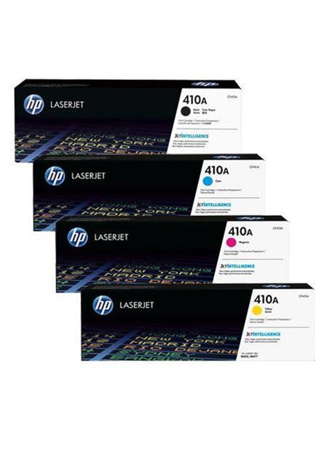 Pack Of 4 410A Toner Set Multicolour