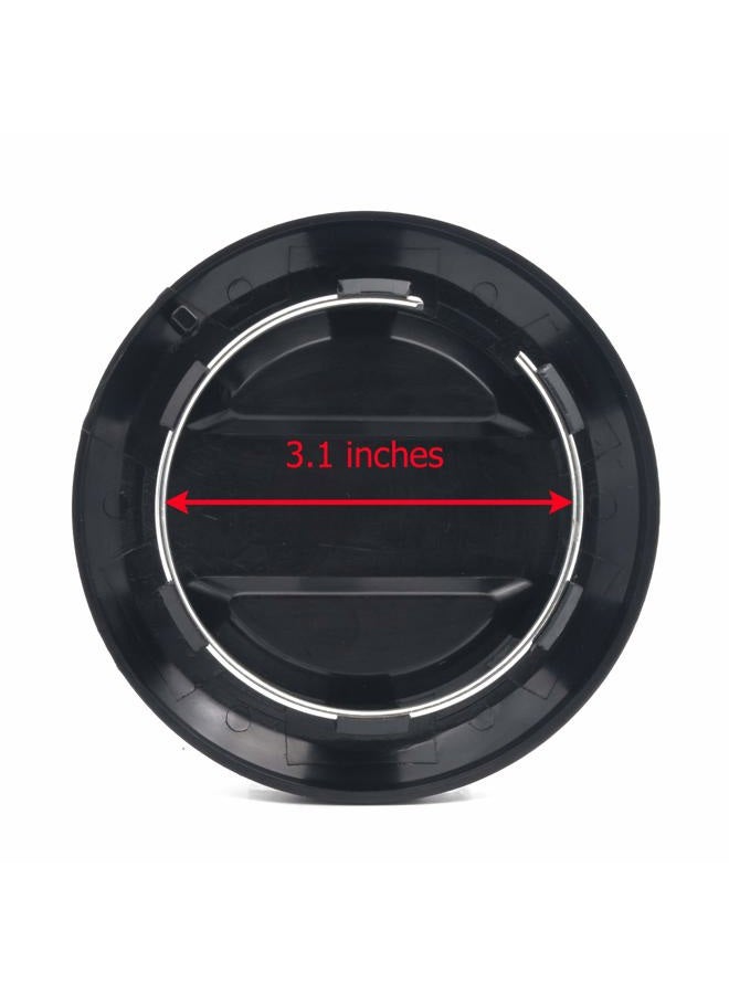 CPOWACE Black Wheel Hub Cap Center Cap Compatible for Polaris RZR 1000 / RZR Turbo(4PCS) - Image 2
