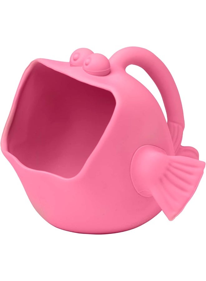 Scrunch Scoops Sand Play Tool - Cheeky Puffer Fish in Flamingo Pink - Image 1