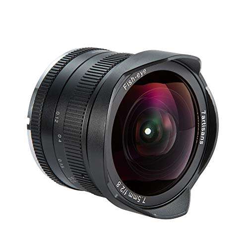 7artisans عدسة 7artisans 7.5mm F2.8 واسعة الزاوية بتقنية فيشاي ثابتة لكاميرات كانون المدمجة بدون مرآة EF-M Mount M1 M2 M3 M5 M6 M10 - أسود - Image 4