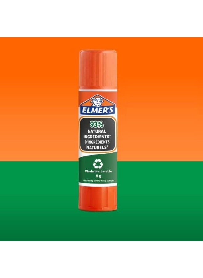 إلمرز Elmer's Washable School Glue Stick, 8g (Box of 24) - Eco-Friendly, Kid-Safe Craft Adhesive for Home & Classroom - Image 3