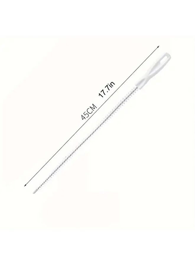White Heavy Duty Flexible Drain Snake Manual Pipe Cleaner for Sink Shower Toilet Bathtub - Image 3