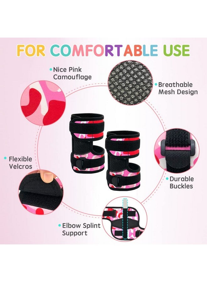 Zelen Thumb Sucking Guard Finger Sucking Stop Prevention for Kids Thumb Sucker Stopper Finger Biter Sucking Thumb Deterrent Anti Nose Picking Biting Nails Prevention Kids Elbow Immobilizer - Image 2