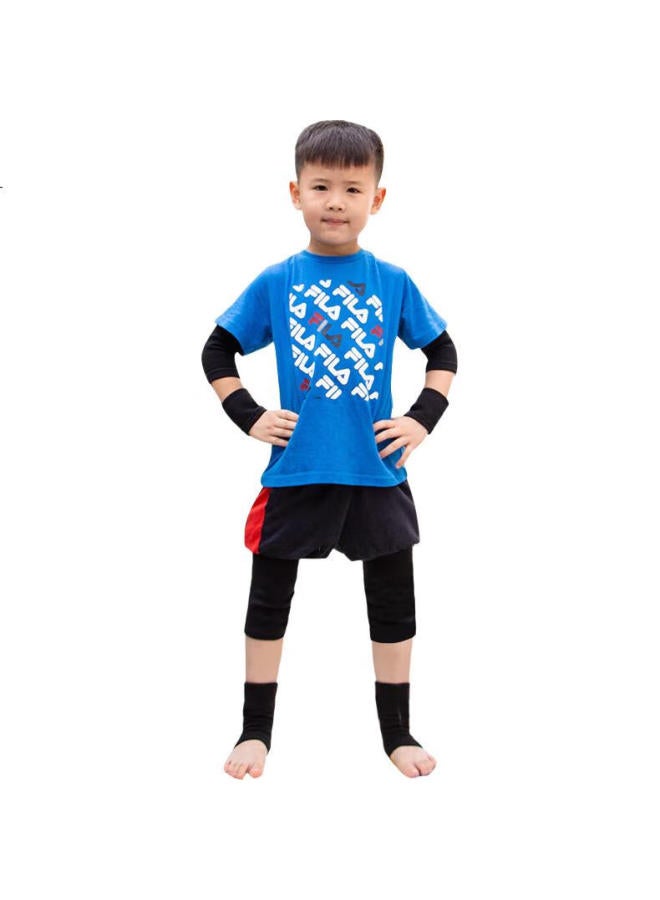 Chidong Children'S Knee, Elbow, Ankle, And Wrist Protection Set Knitted Sports Knee Pads Anti-Collision Kneeling Knee Pads 8-Pack M Size - Image 3