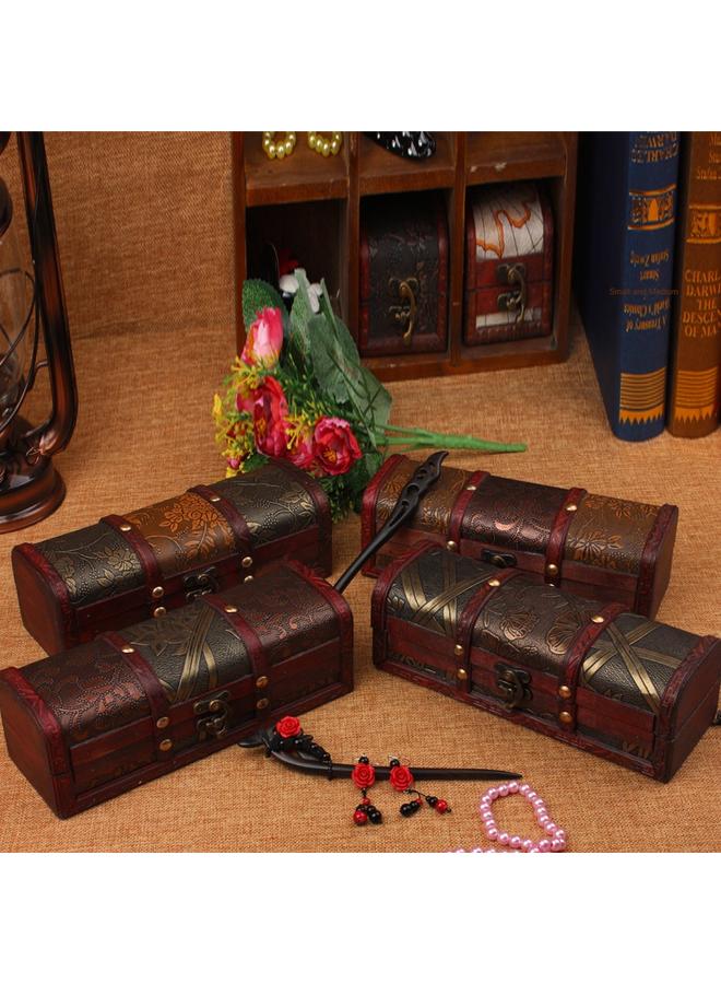 Bluejw New Classical Hairpin Box Wooden Hairpin Box Storage Storage Box Creative Gift Craft Props Decoration - Image 3