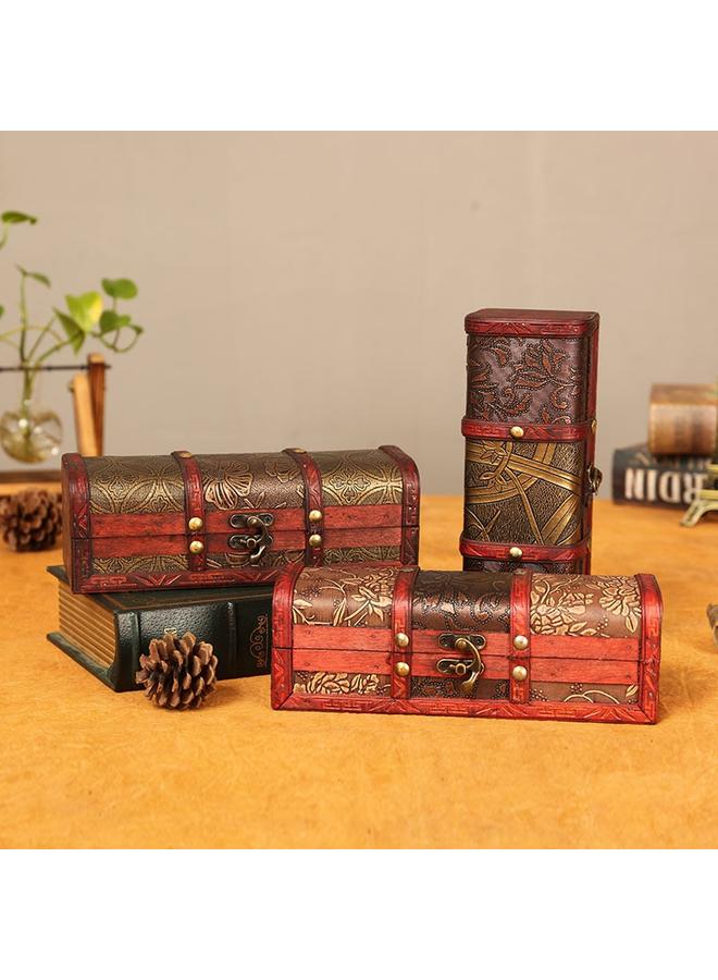 Bluejw New Classical Hairpin Box Wooden Hairpin Box Storage Storage Box Creative Gift Craft Props Decoration - Image 2