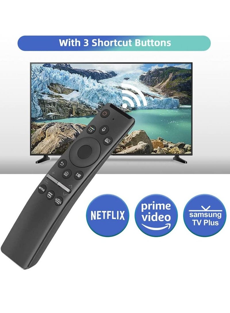 Universal Voice Remote Control for Samsung TV Remote All Samsung LED QLED UHD SUHD HDR LCD HDTV 4K 3D Curved Smart TVs, with Shortcut Buttons for Netflix, Prime Video, - Image 4