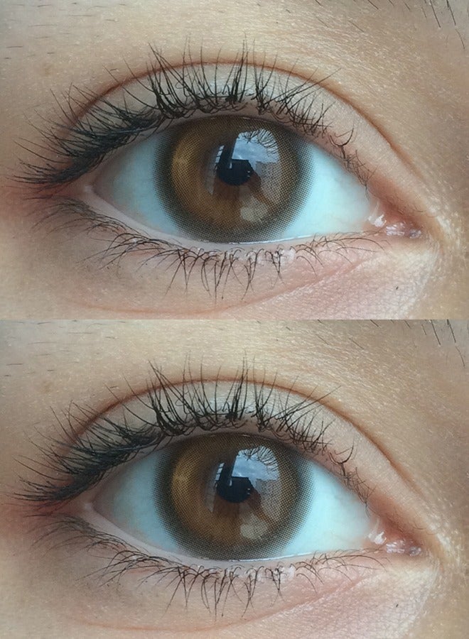 سيدة جديدة يشلايدي كولد تي براون 14.20 ملم عدسات لاصقة ملونة للاستعمال اليومي السنو - Image 2