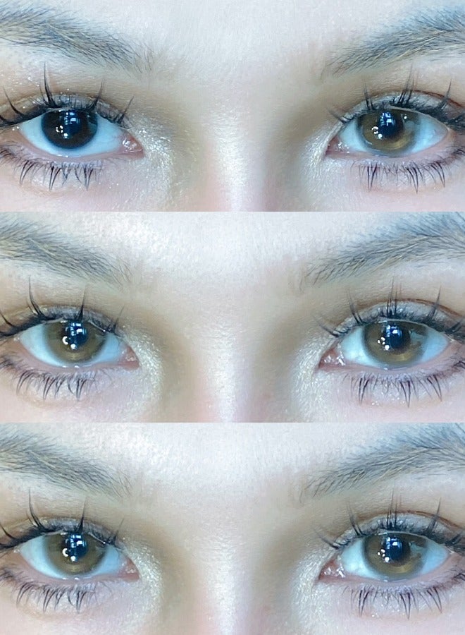 سيدة جديدة يشلايدي كولد تي براون 14.20 ملم عدسات لاصقة ملونة للاستعمال اليومي السنو - Image 5