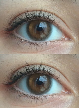 Cold Tea Brown 14.20mm Colored Contact Lenses Yearly Disposable for Daily Wear - view 3