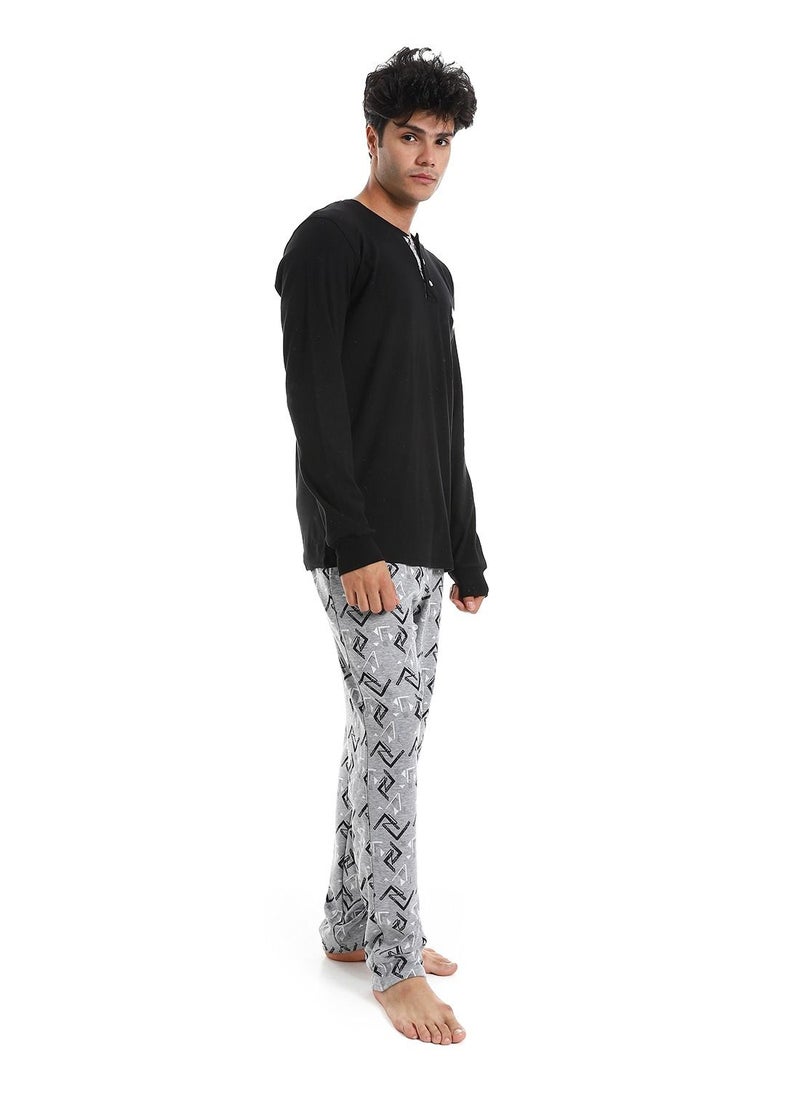 Caesar Men's Pajama Set T-shirt  And Pant  - Image 2