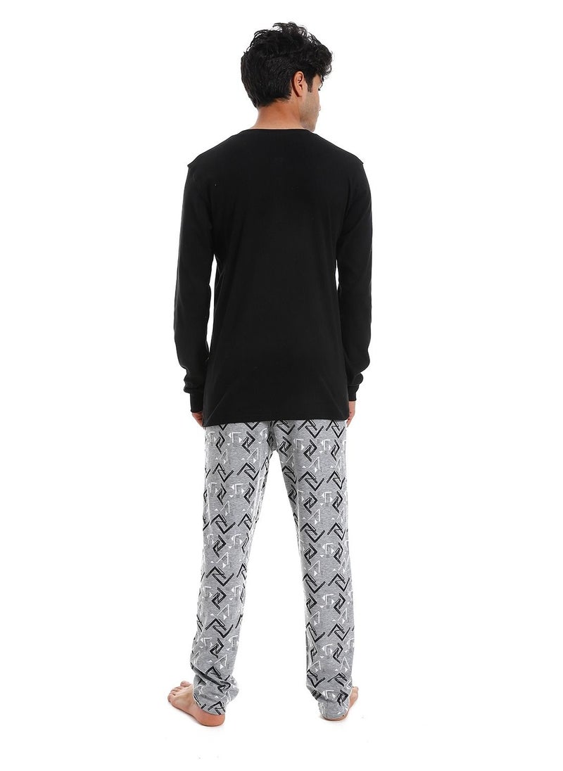 Caesar Men's Pajama Set T-shirt  And Pant  - Image 4