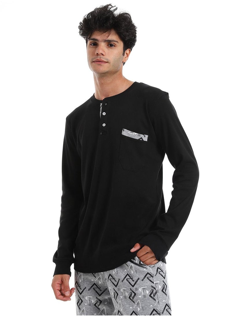 Caesar Men's Pajama Set T-shirt  And Pant  - Image 3