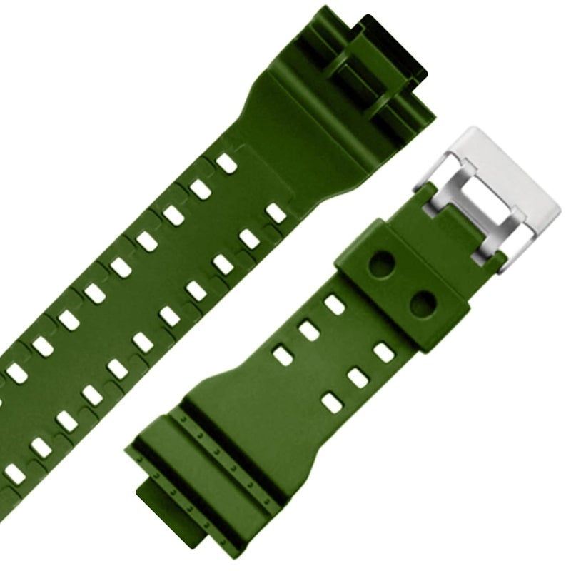 DBLACK ''CDS3'' 16MM Resin Watch Strap // Best Replacement, Compatible Strap with CASI0 Gshock GD-120, GA-100, GA-110, GA-100C & Other Model Watches - Image 5