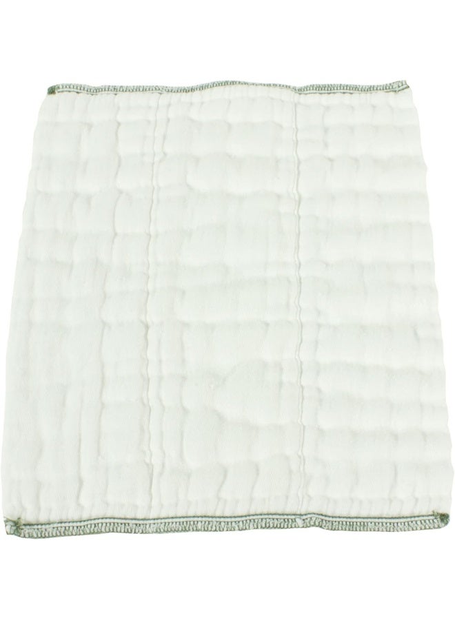 OsoCozy أوسوكوزي - حفاضات قماش مطوية (1 دزينة) - حفاضات ناعمة، ماصة، ومتينة بجودة خدمة الحفاضات. 100% قطن - 12"x16"، تناسب من 7-15 رطل. - (رضيع 4x8x4) - Image 2