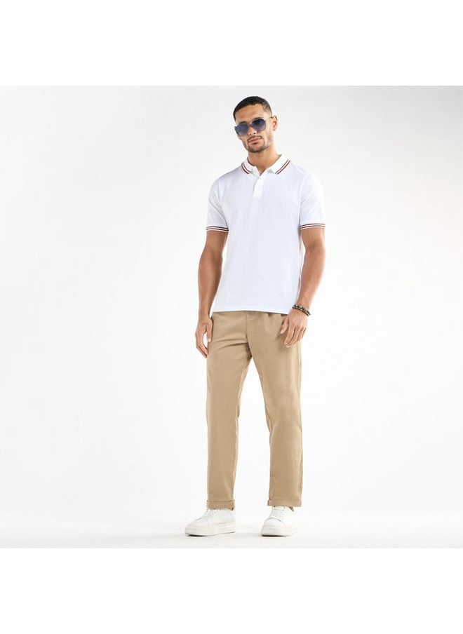 FAV Solid Polo T-shirt with Short Sleeves  - Image 2