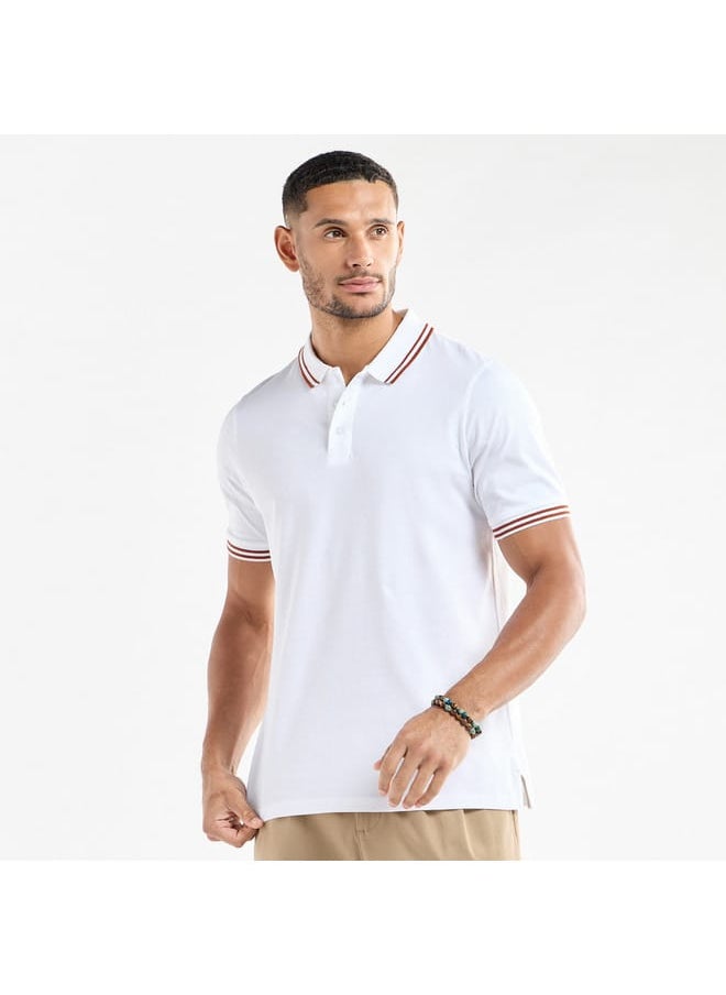 FAV Solid Polo T-shirt with Short Sleeves  - Image 1
