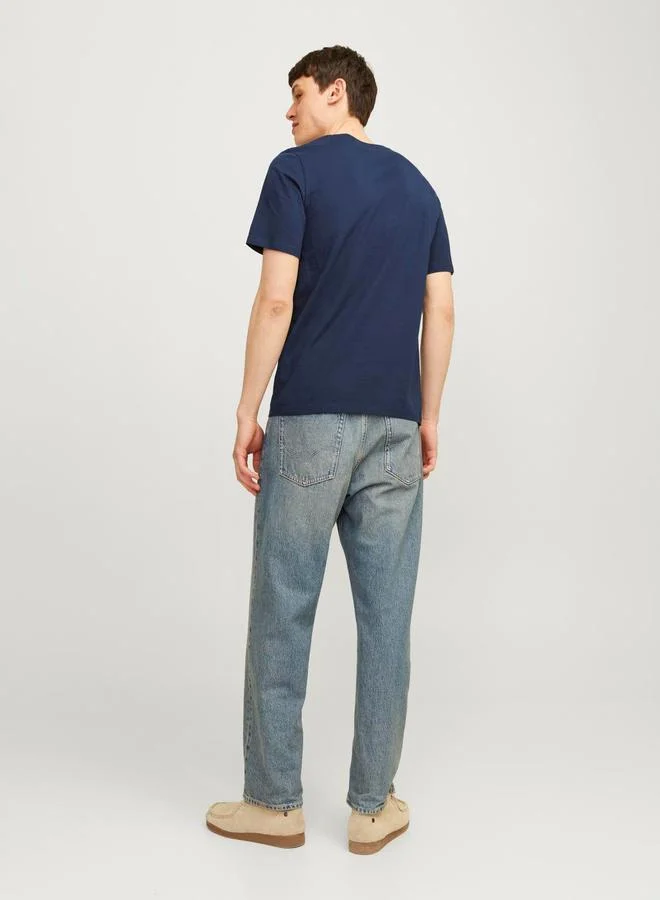 JACK & JONES Logo Graphic Print Crew Neck T-Shirt