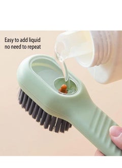 HEXABEX Multipurpose Long Handle Brush for Shoes, Bathtub, Tiles, Walls, Countertops  - Image 2